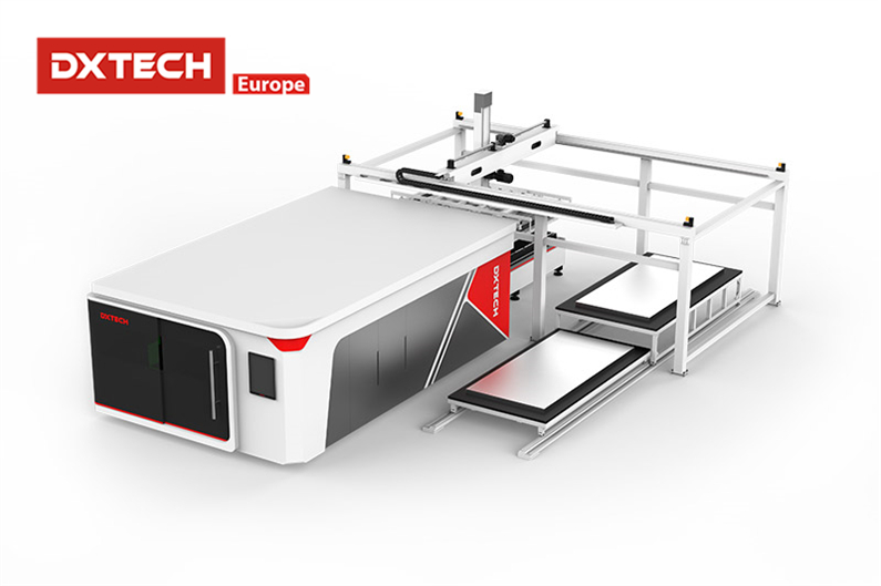 1500w automatic fiber laser cutting machine